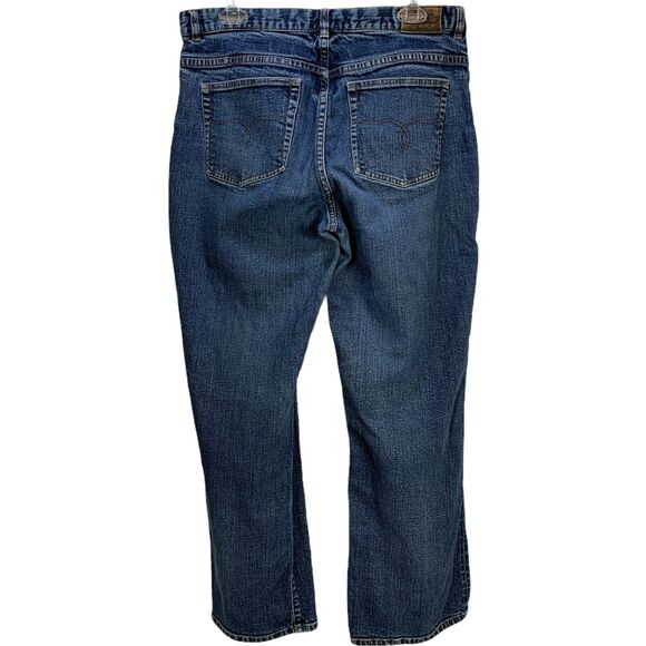 Ralph Lauren Womens Classic Bootcut Jeans Size 14 34x29 High Rise Stretch - Picture 2 of 10